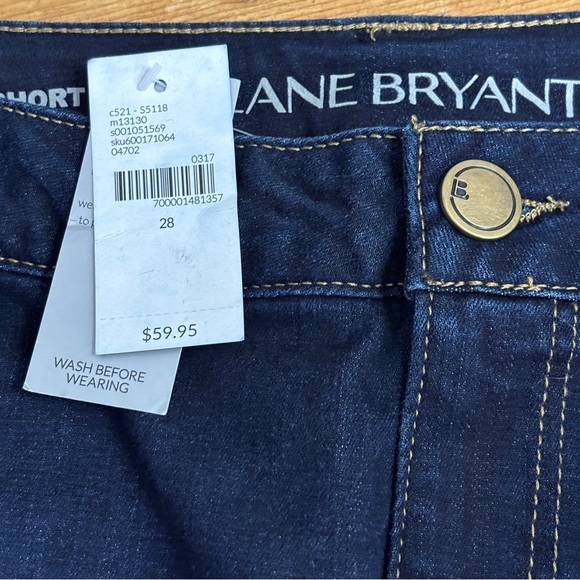 Lane Bryant Women's Jean Shorts - Deep Indigo - Picture 2 of 13